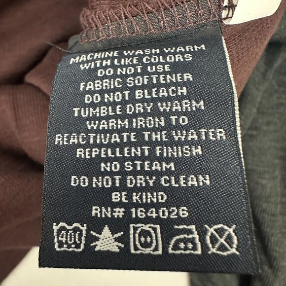 Tailor Vintage Mens Airotec+ Water Henley Shirt Heather Performance Size L - Picture 7 of 7